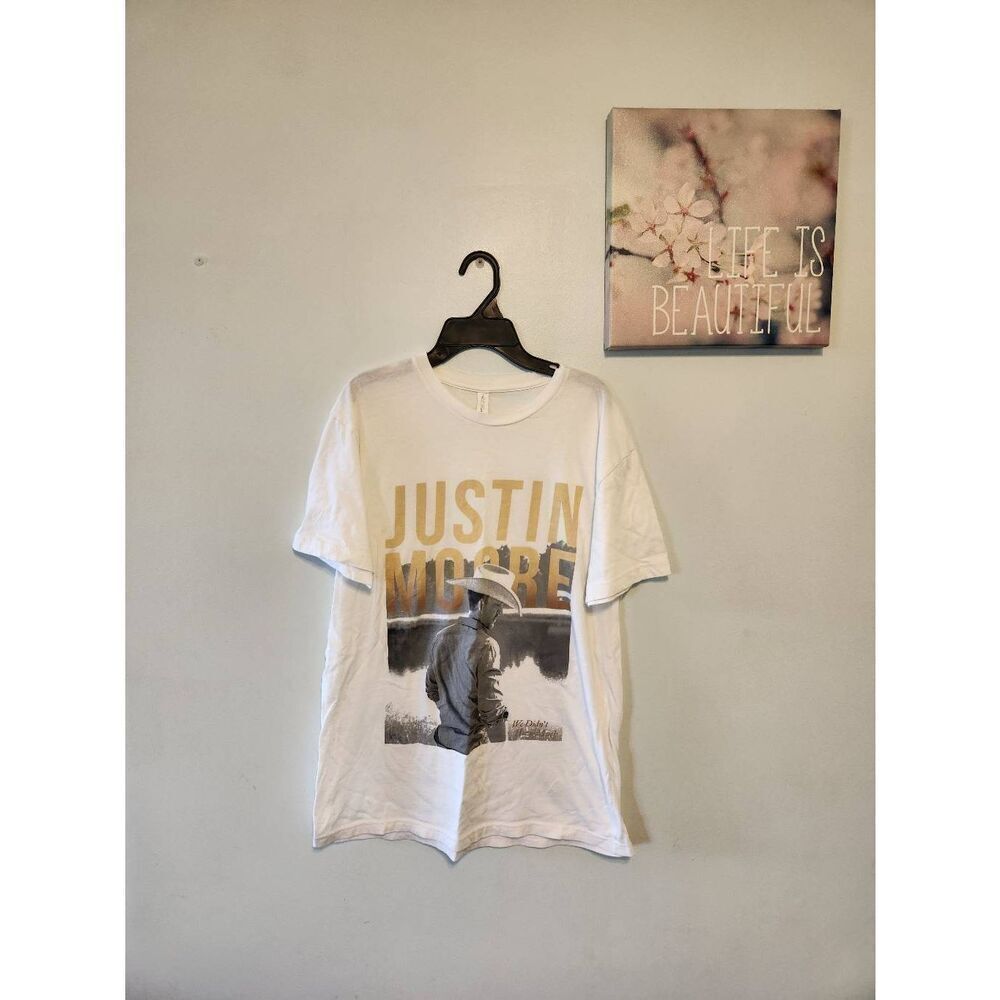 Justin Moore Size M We Didn't Have Much Band Music T-shirt